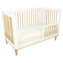 Riya Cot White and Beech